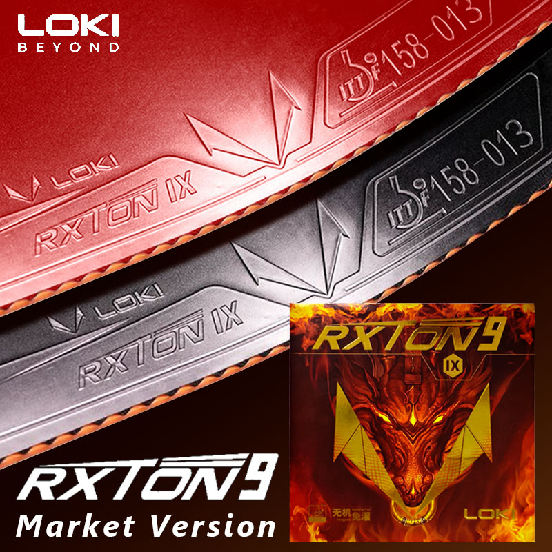Table Tennis Association - LOKI RXTON 9 Borracha de Tênis