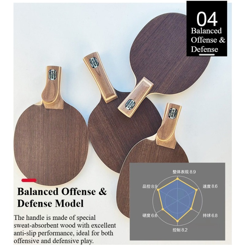 Raquete de Tênis de Mesa Profi - Table Tennis Blades avaliação e preço