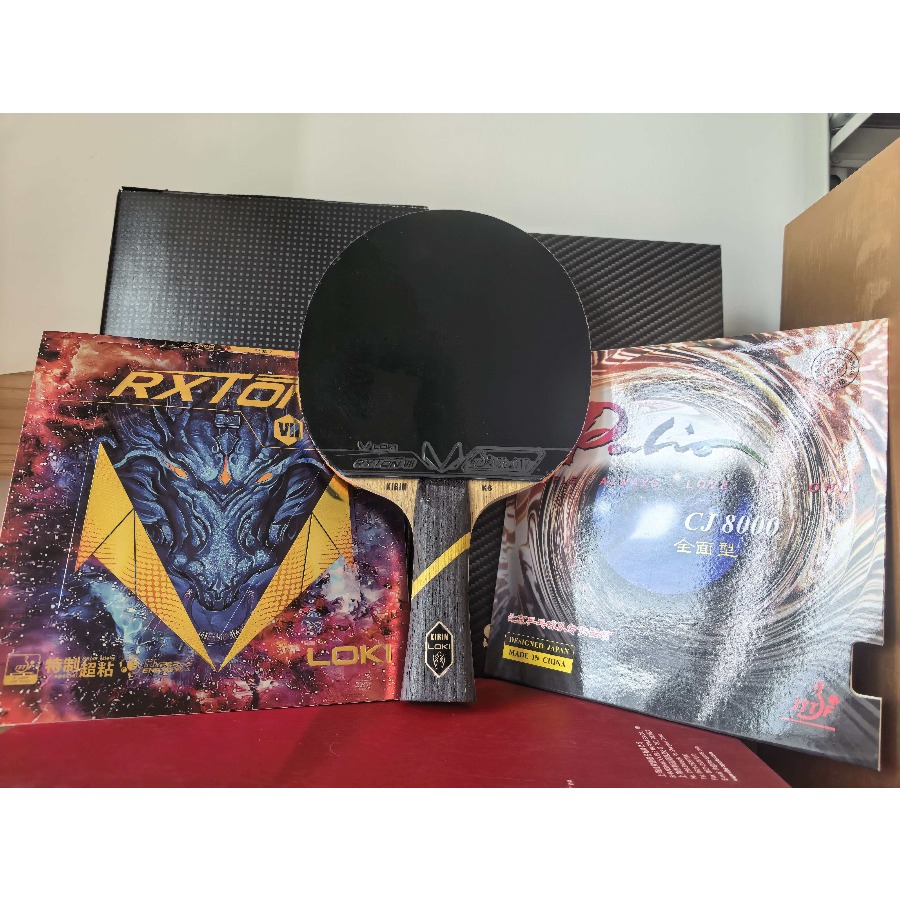 Raquete de Tênis de Mesa LOKI  - Table Tennis Custom Bat avaliação e preço