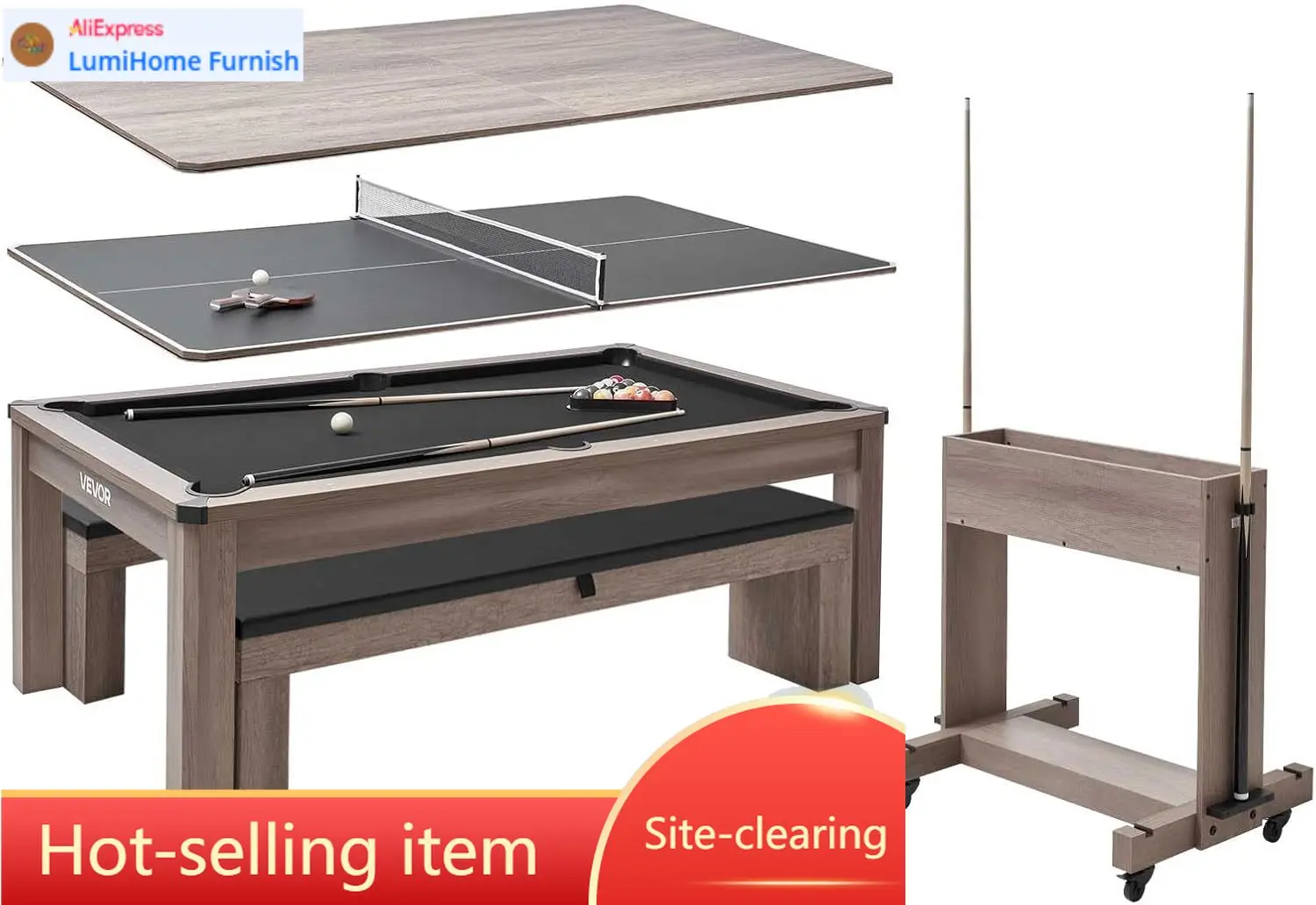 Mesa Multifuncional 3 em 1 de  - Table Tennis Live avaliação e preço