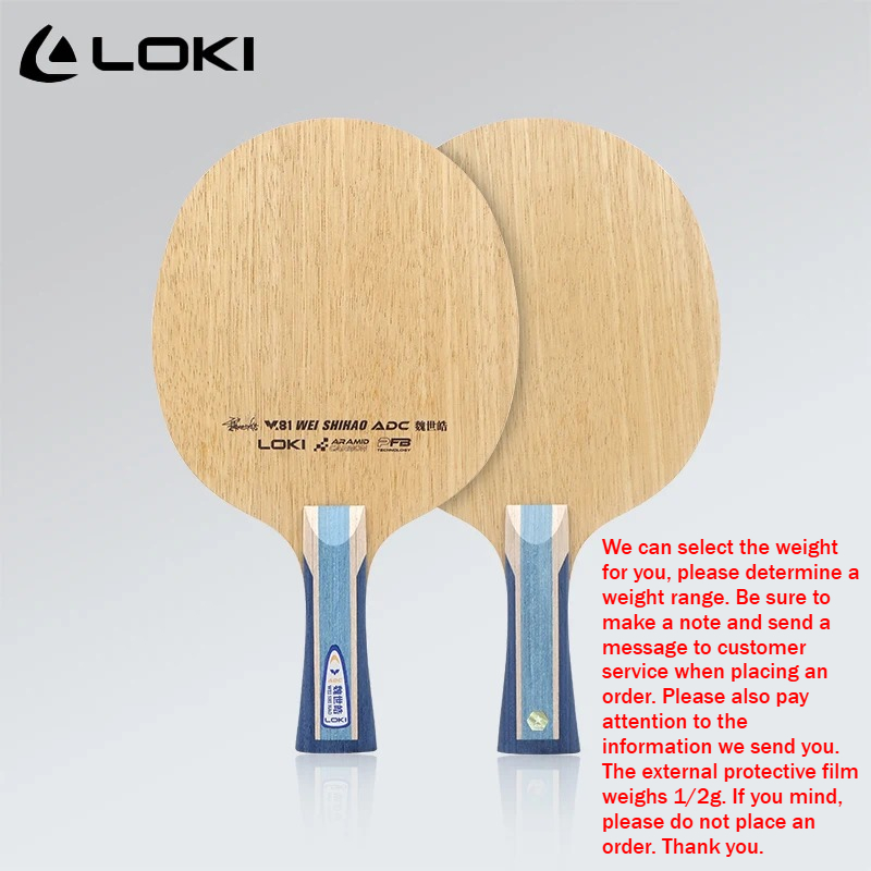 Raquete de Tênis de Mesa LOKI  - Table Tennis Blades avaliação e preço