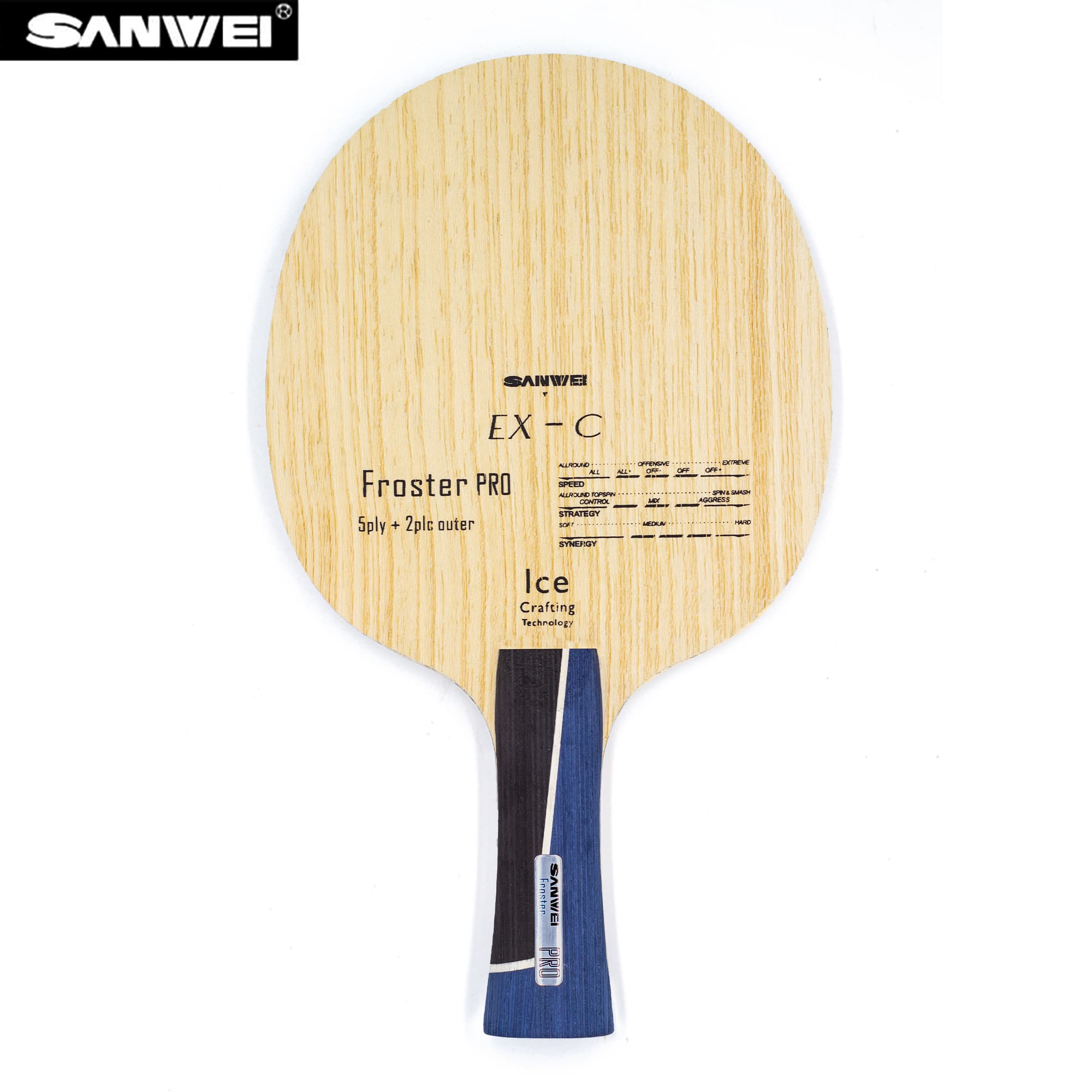 Lâmina de tênis de mesa SANWEI - Table Tennis Blades avaliação e preço
